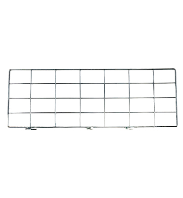 séparateur grillagé à clipser sur le plancher métallique