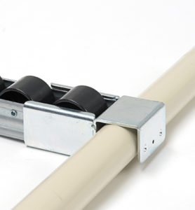 Rails à galet en acier électrozingué dédiés à la méthode du lean manufacturing